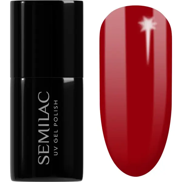 Semilac Semilac UV Hybrid Winter Collection гел лак за нокти с използване на UV/LED лампа цвят 608 Soft Red 7 мл.