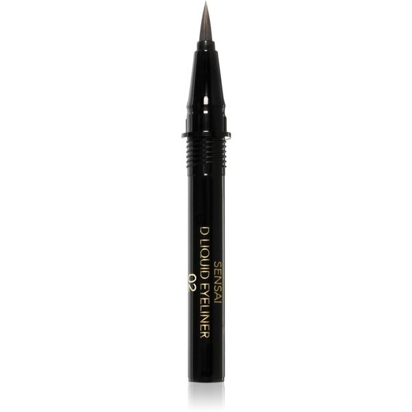 Sensai Sensai Designing Liquid Eyeliner Refill течни очни линии пълнител цвят 02 Deep Brown 0.6 мл.