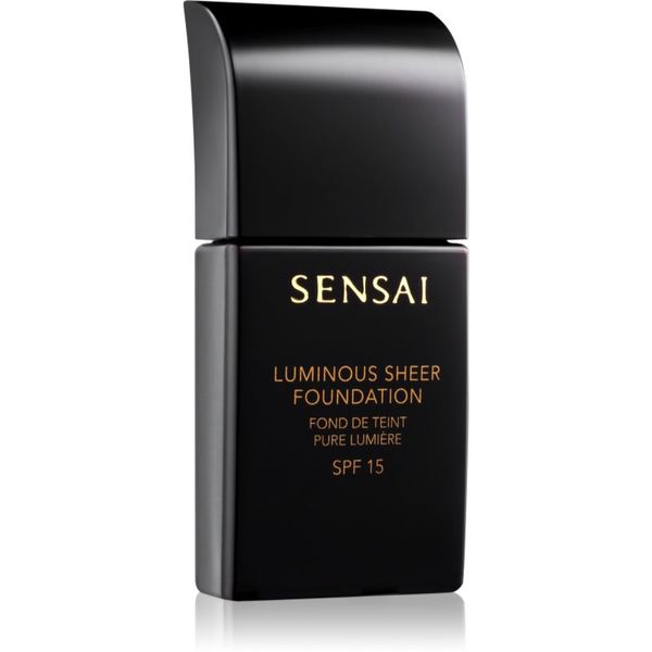 Sensai Sensai Luminous Sheer Foundation течен озаряващ фон дьо тен SPF 15 цвят LS102 Ivory Beige 30 мл.