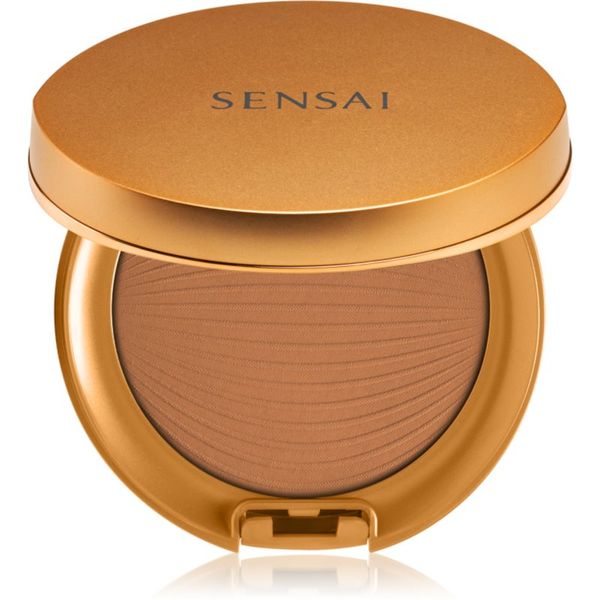 Sensai Sensai Silky Bronze Natural Veil Compact водоустойчива пудра цвят SC04 Dark 8,5 гр.