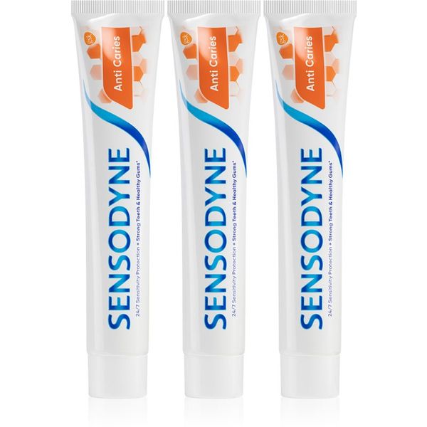 Sensodyne Sensodyne Anti Caries Anti Carries паста за зъби срещу кариес 3x75 мл.