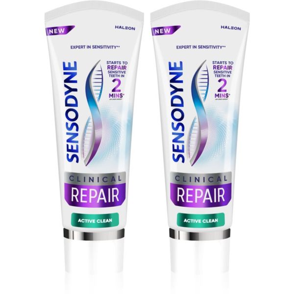Sensodyne Sensodyne Clinical Repair Active Clean паста за зъби 2x75 мл.