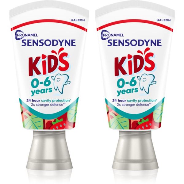 Sensodyne Sensodyne Pronamel Kids детска паста за зъби 0-6 Years 2x75 мл.