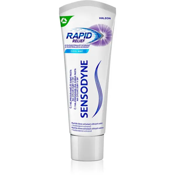 Sensodyne Sensodyne Rapid Cool Mint паста за зъби с флуорид за чувствителни зъби 75 мл.