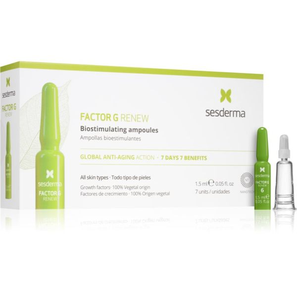 Sesderma Sesderma Factor G Renew ревитализиращ серум за подмладяване на кожата на лицето 7x1,5 мл.