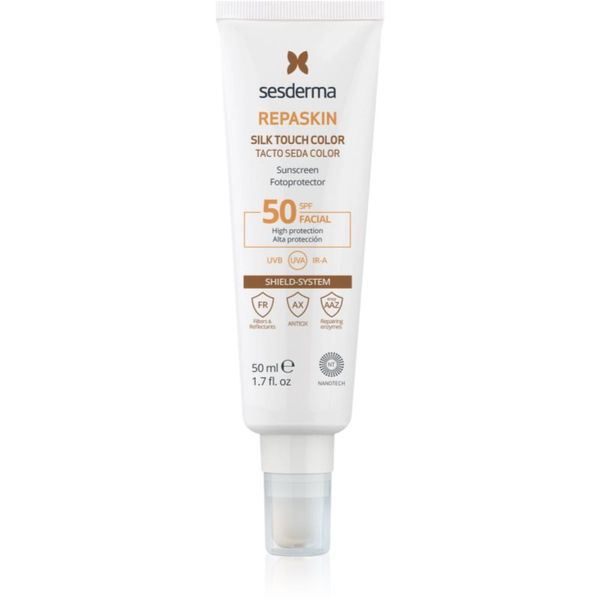 Sesderma Sesderma Repaskin Silk Touch матиращ слънцезащитен крем за лице SPF 50 50 мл.