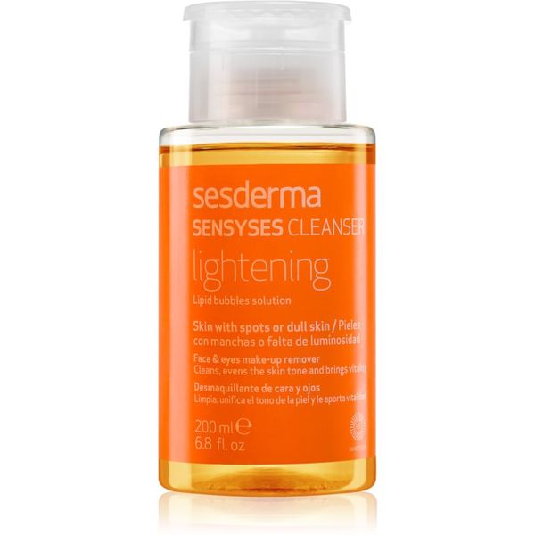 Sesderma Sesderma Sensyses Cleanser Lightening лосион за почистване на фон дьо тен за кожа с хиперпигментация 200 мл.