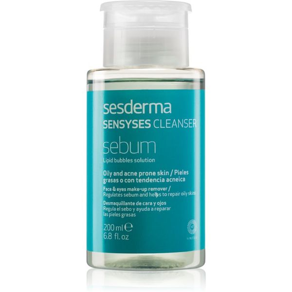 Sesderma Sesderma Sensyses Cleanser Sebum лосион за почистване на фон дьо тен за мазна кожа 200 мл.