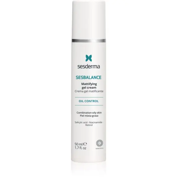 Sesderma Sesderma Sesbalance Mattifying Gel-Cream матиращ гел- крем със салицилова киселина 50 мл.