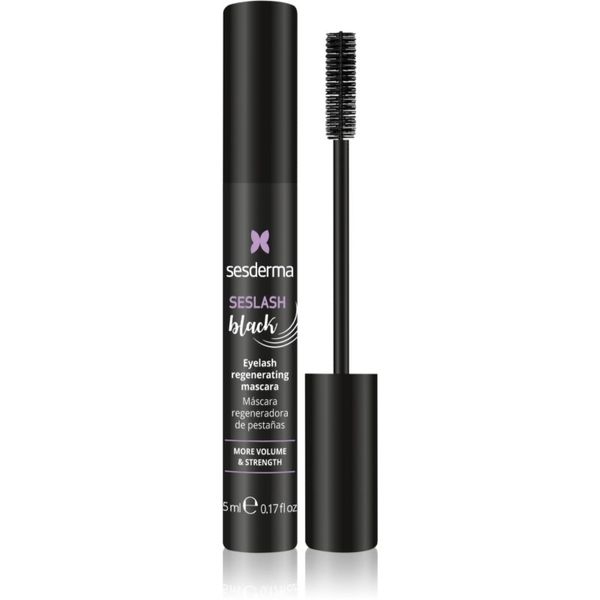 Sesderma Sesderma Seslash спирала за удължаване и регенериране на миглите с кератин цвят black 5 мл.