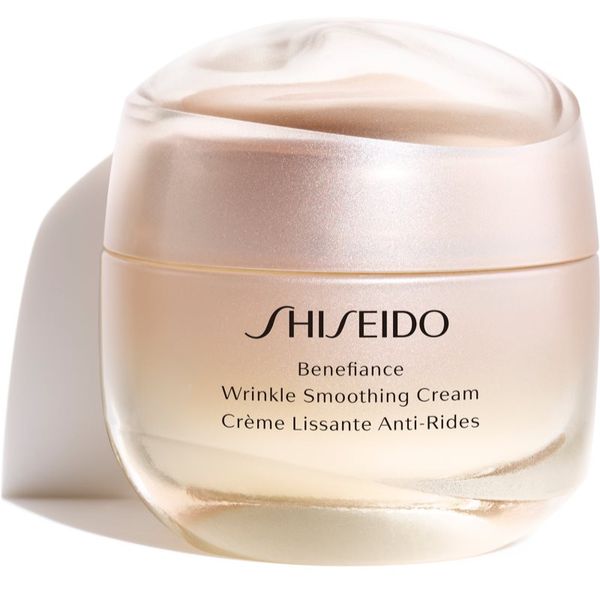 Shiseido Shiseido Benefiance Wrinkle Smoothing Cream дневен и нощен крем против бръчки за всички типове кожа на лицето 50 мл.