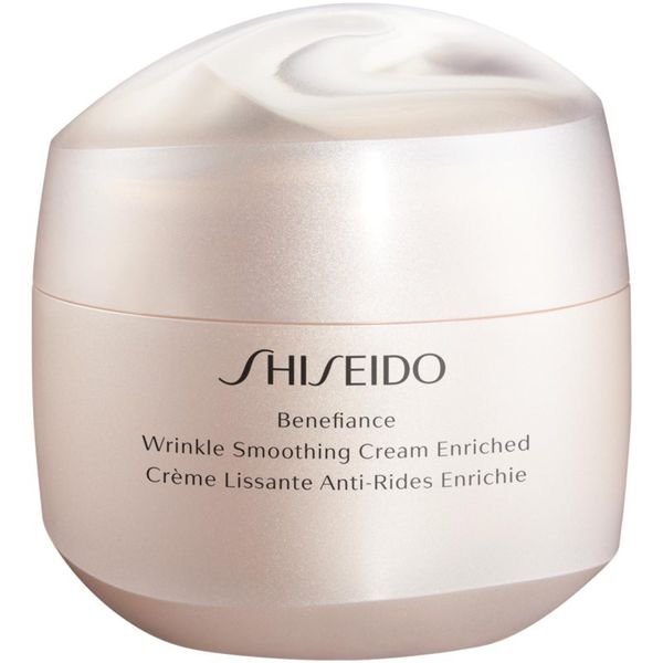 Shiseido Shiseido Benefiance Wrinkle Smoothing Cream Enriched дневен и нощен крем против бръчки за суха кожа 75 мл.