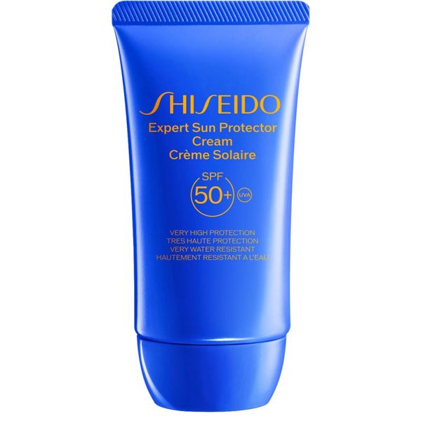 Shiseido Shiseido Expert Sun Protector Cream SPF 50+ водоустойчив крем за лице за изкуствен тен SPF 50+ 50 мл.