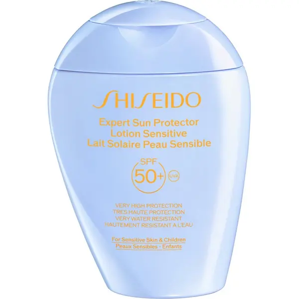 Shiseido Shiseido Expert Sun Protector Lotion Sensitive SPF50+ защитно мляко за чувствителна кожа SPF 50+ 150 мл.