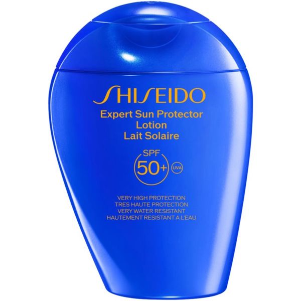 Shiseido Shiseido Expert Sun Protector Lotion SPF 50+ слънцезащитен лосион за лице и тяло SPF 50+ 150 мл.