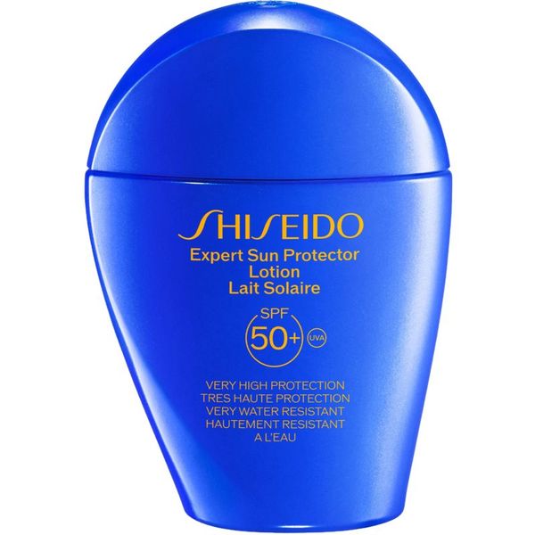 Shiseido Shiseido Expert Sun Protector Lotion SPF 50+ слънцезащитен лосион за лице и тяло SPF 50+ 50 мл.
