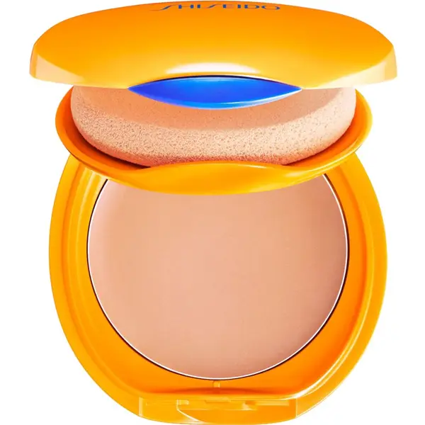 Shiseido Shiseido Expert Sun Protector Tanning Compact Foundation SPF10 водоустойчив компактен грим пълнещ цвят Natural 12 гр.