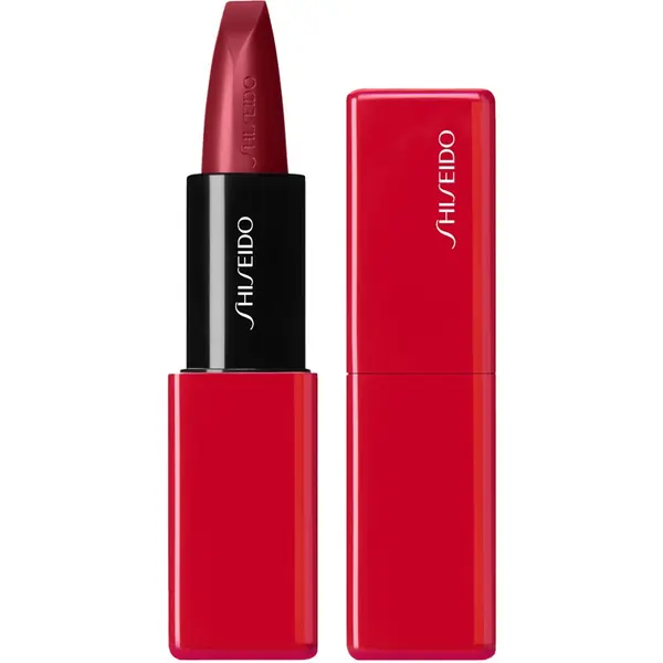 Shiseido Shiseido Makeup Technosatin gel lipstick сатенено червило цвят 411 Scarlet Cluster 4 гр.