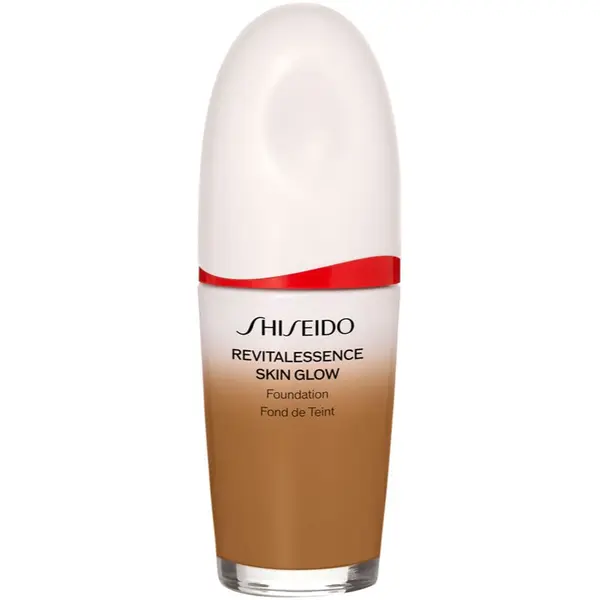 Shiseido Shiseido Revitalessence Skin Glow Foundation лек фон дьо тен с озаряващ ефект SPF 30 цвят Amber 30 мл.