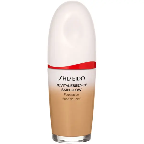 Shiseido Shiseido Revitalessence Skin Glow Foundation лек фон дьо тен с озаряващ ефект SPF 30 цвят Maple 30 мл.