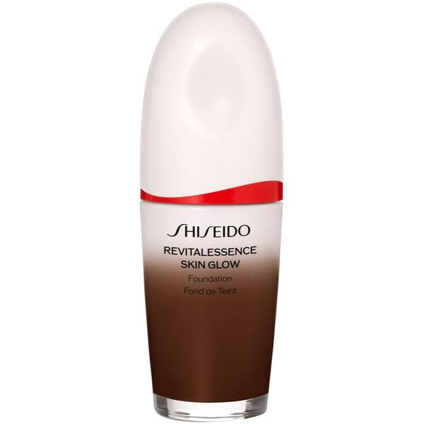 Shiseido Shiseido Revitalessence Skin Glow Foundation лек фон дьо тен с озаряващ ефект SPF 30 цвят Obsidian 30 мл.
