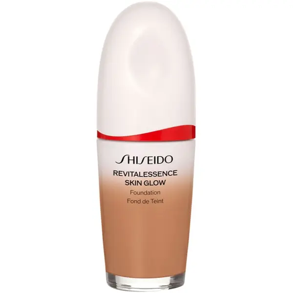 Shiseido Shiseido Revitalessence Skin Glow Foundation лек фон дьо тен с озаряващ ефект SPF 30 цвят Sunstone 30 мл.