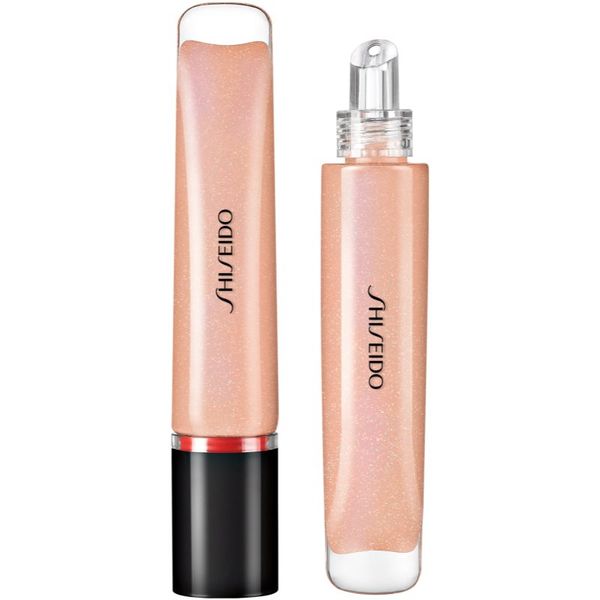 Shiseido Shiseido Shimmer GelGloss блясък за устни с блестящи частици с хидратиращ ефект цвят 02 Toki Nude 9 мл.