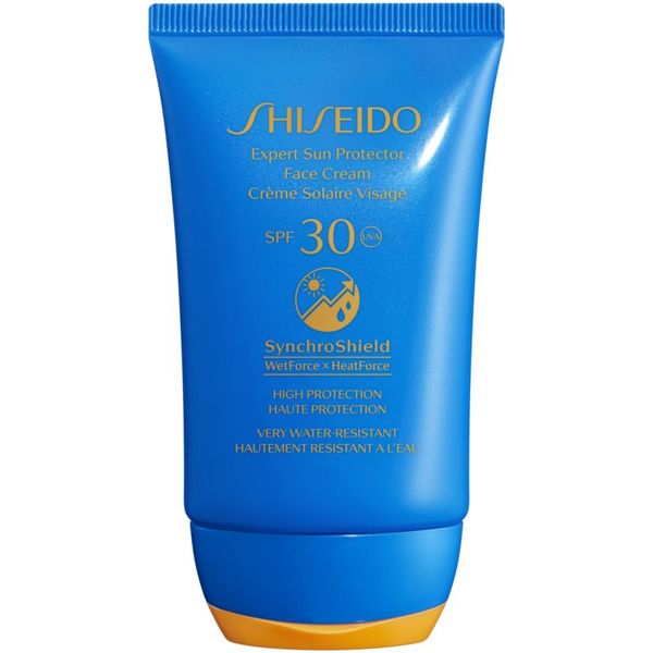 Shiseido Shiseido Sun Care Expert Sun Protector Face Cream водоустойчив крем за лице за изкуствен тен SPF 30 50 мл.