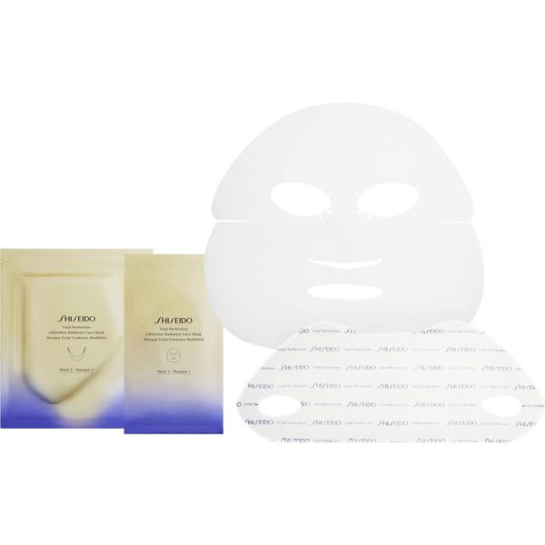 Shiseido Shiseido Vital Perfection Liftdefine Radiance Face Mask луксозна стягаща маска за лице за жени  6x2 бр.