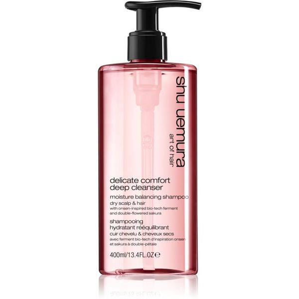 Shu Uemura Shu Uemura Deep Cleanser Delicate Comfort хидратиращ шампоан за суха коса 400 мл.