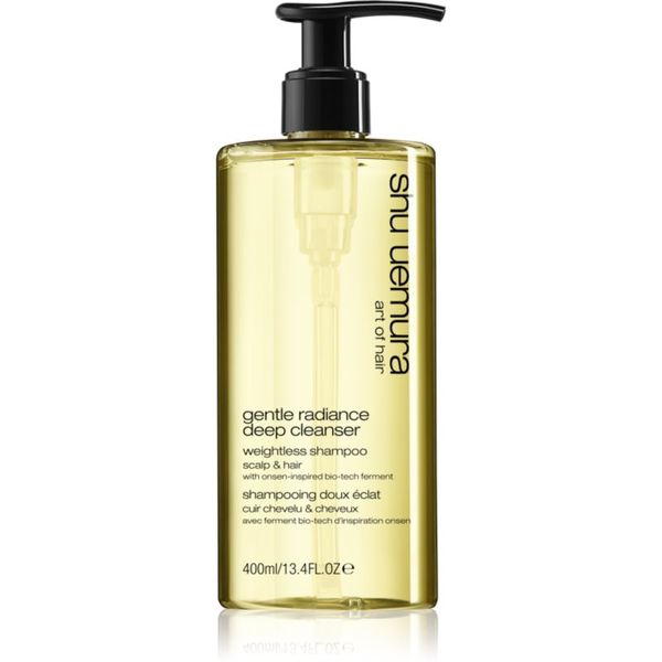 Shu Uemura Shu Uemura Deep Cleanser Gentle Radiance нежен почистващ шампоан за здрава и красива коса 400 мл.