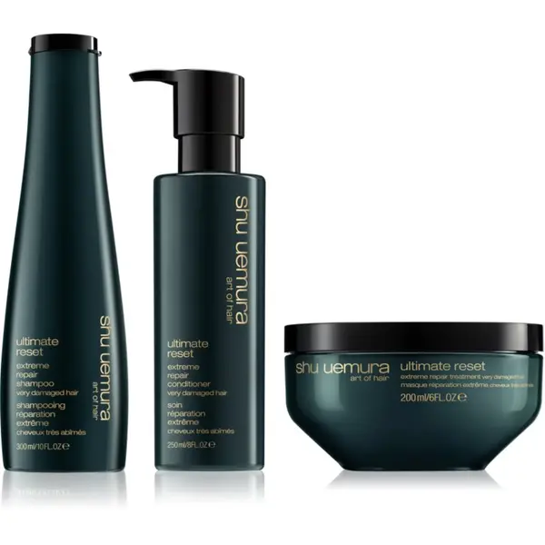 Shu Uemura Shu Uemura Ultimate Reset изгодна опаковка за обезцветена, боядисана и химически третирана коса