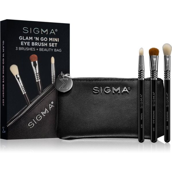Sigma Beauty Sigma Beauty Brush Set Glam N Go Комплект четки с чантичка