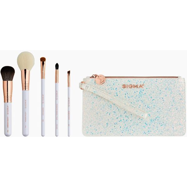 Sigma Beauty Sigma Beauty Brush Set Holiday Glam комплект за пътуване с четки и чантичка