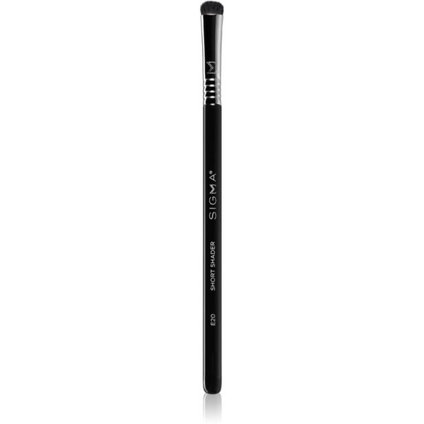 Sigma Beauty Sigma Beauty Eyes E20 Short Shader Brush четка за нанасяне на сенки за очи кръгъл 1 бр.