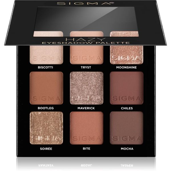 Sigma Beauty Sigma Beauty Eyeshadow Palette Spicy палитра от сенки за очи 9 гр.