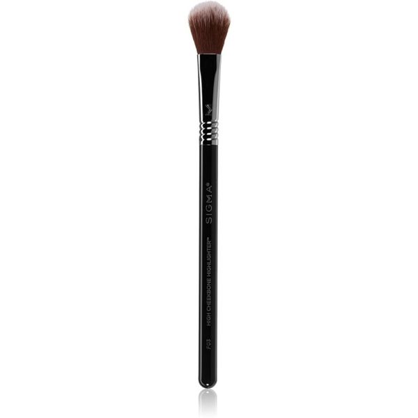 Sigma Beauty Sigma Beauty Face F03 High Cheekbone Highlighter™ Brush четка за озарител 1 бр.
