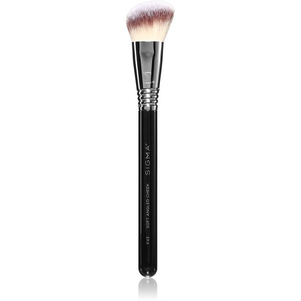 Sigma Beauty Sigma Beauty Face F43 Soft Angled Cheek Скосена четка за руж 1 бр.