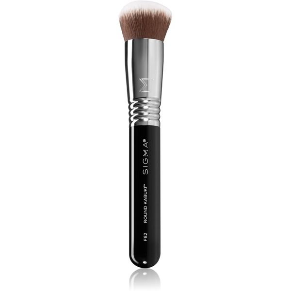 Sigma Beauty Sigma Beauty Face F82 Round Kabuki™ Brush четка за минерална пудра на прах 1 бр.