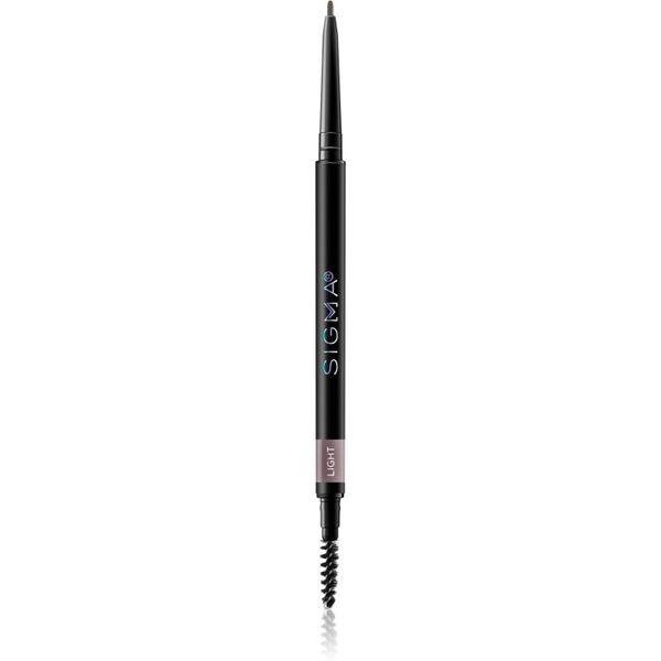 Sigma Beauty Sigma Beauty Fill + Blend Brow Pencil автоматичен молив за вежди с четка цвят Light 0.06 гр.