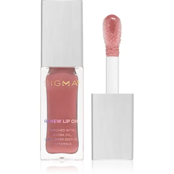 Sigma Beauty Sigma Beauty Renew Lip Oil масло от нар придаващ хидратация и блясък цвят Tranquil 5,2 гр.