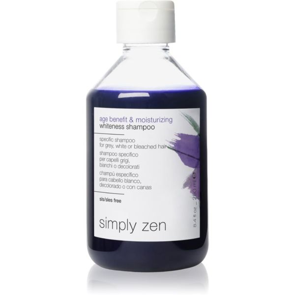 Simply Zen Simply Zen Age Benefit & Moisturizing тониращ шампоан за изрусена коса или коса с кичури 250 мл.