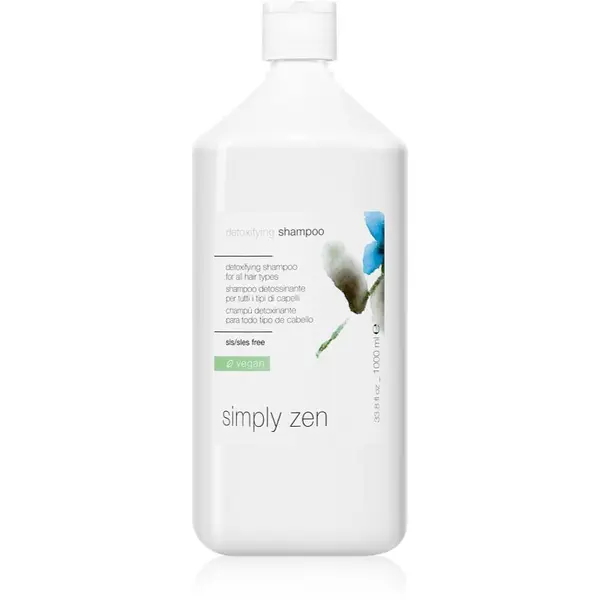 Simply Zen Simply Zen Detoxifying Shampoo почистващ детоксикиращ шампоан за всички видове коса 1000 мл.