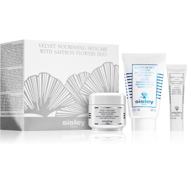 Sisley Sisley Velvet Nourishing Skincare With Saffron Flowers Set подаръчен комплект
