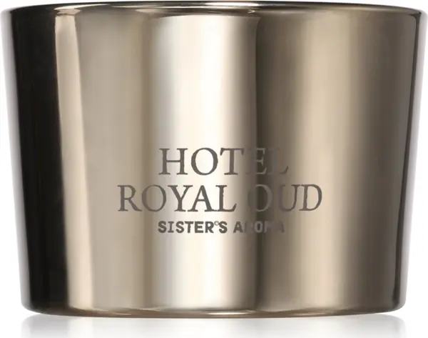 Sister's Aroma Sister's Aroma Hotel Royal Oud ароматна свещ 150 гр.
