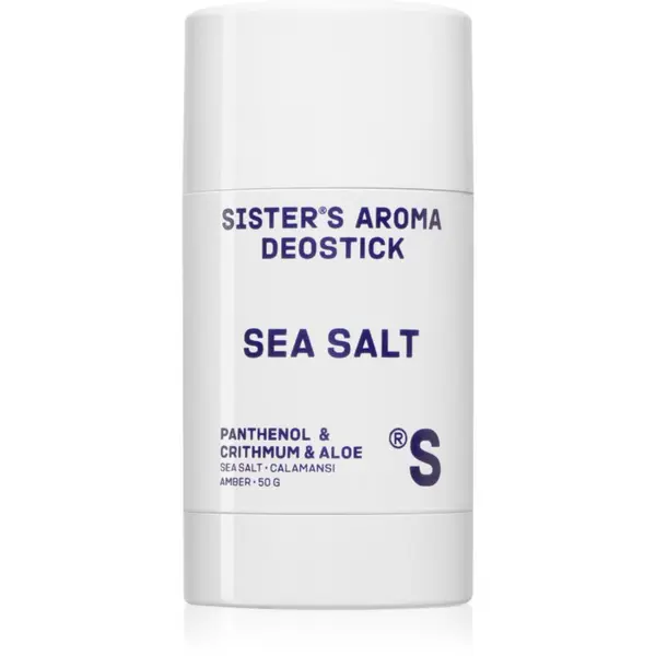Sister's Aroma Sister's Aroma Sea Salt Deostick дезодорант стик против миризма и изпотяване 50 гр.