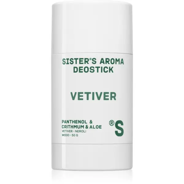 Sister's Aroma Sister's Aroma Vetiver Deostick дезодорант стик против миризма и изпотяване 50 гр.
