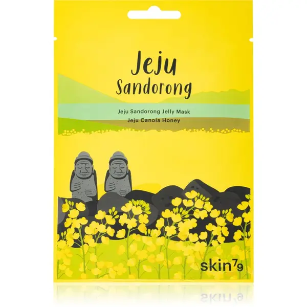 Skin79 Skin79 Jeju Sandorong Jeju Canola Honey подхранваща платнена маска за възобновяване на повърхността на кожата 33 гр.