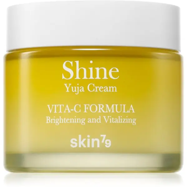 Skin79 Skin79 Shine Yuja Cream Vita-C Formula хидратиращ и озаряващ крем за лице за кожа с хиперпигментация 70 мл.