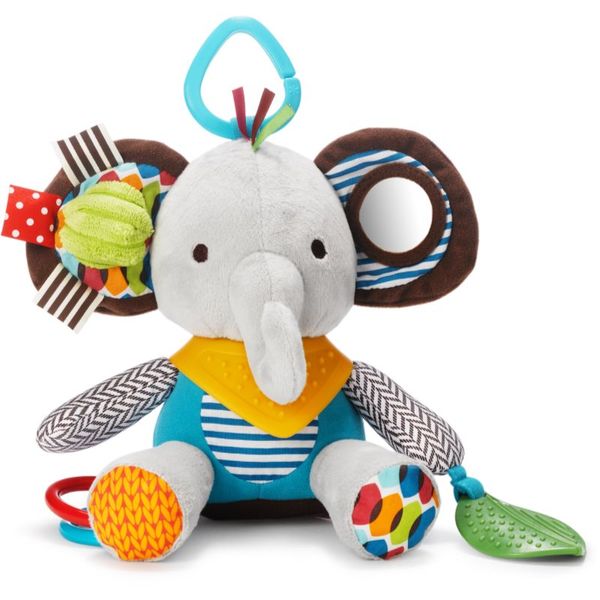 Skip Hop Skip Hop Bandana Buddies Elephant играчка за подреждане с гризалка за деца от раждането им 1 бр.